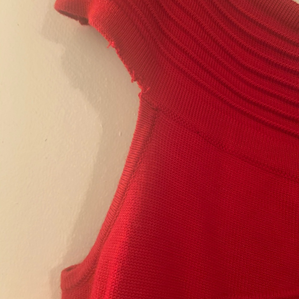 Mini Red Dress - Picture 3 of 4